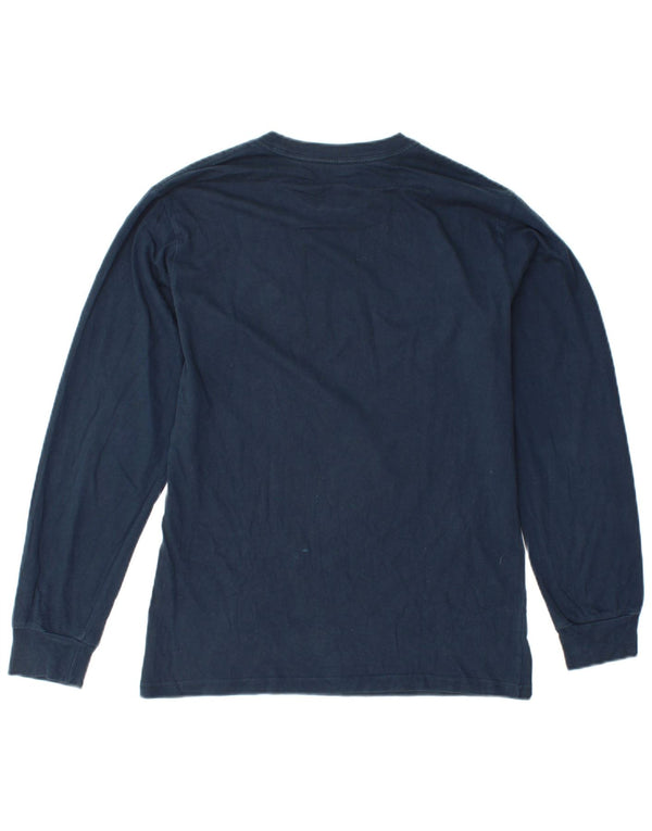 Женский топ с длинным рукавом VANS Classic Fit, темно-синий, размер UK 10, маленький размер