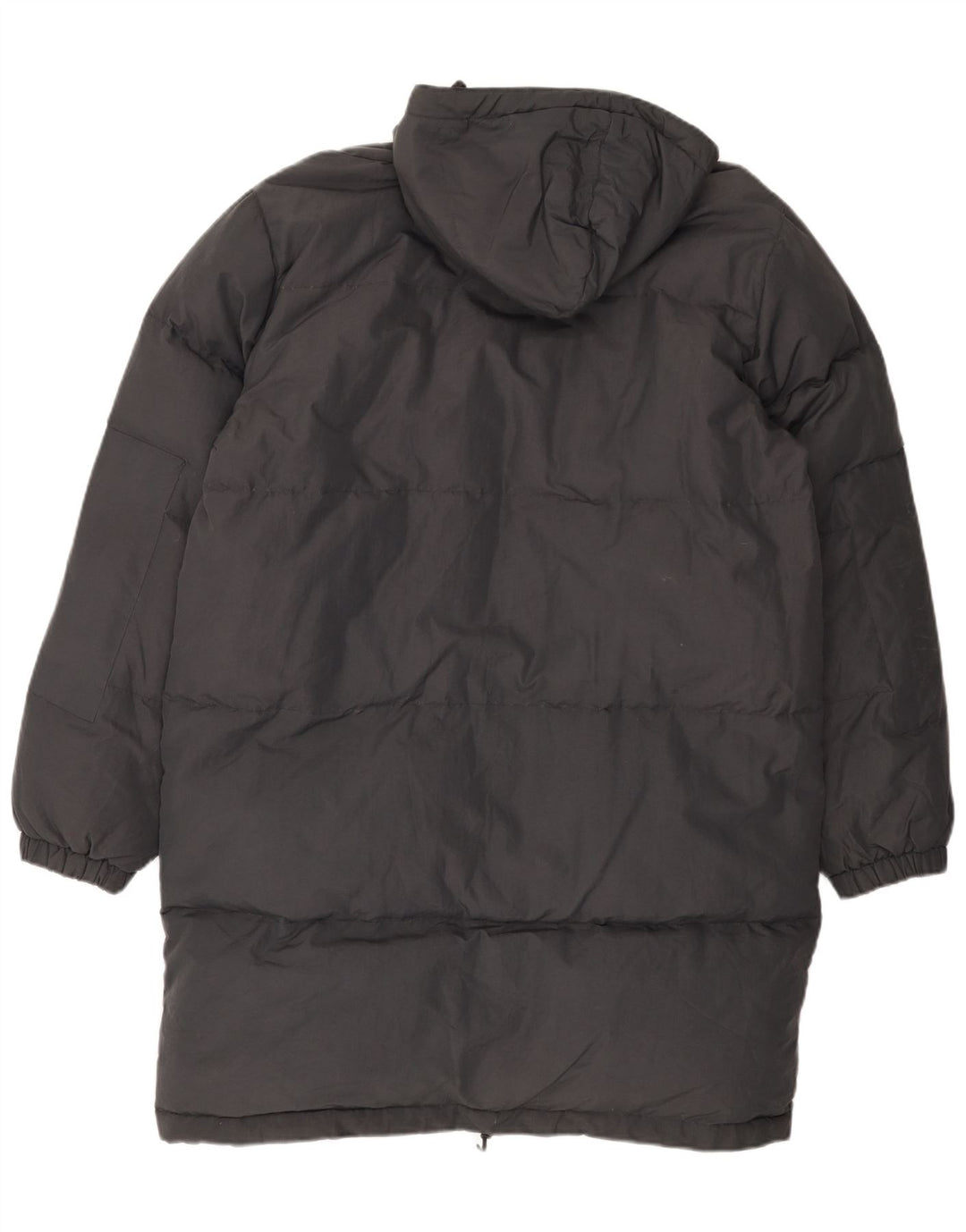 Gazzarrini Мужское стеганое пальто с капюшоном UK 42 XL Черный Полиамид