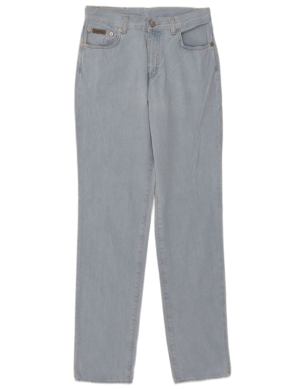 Женские прямые джинсы Calvin Klein W30 L32 синие, хлопок