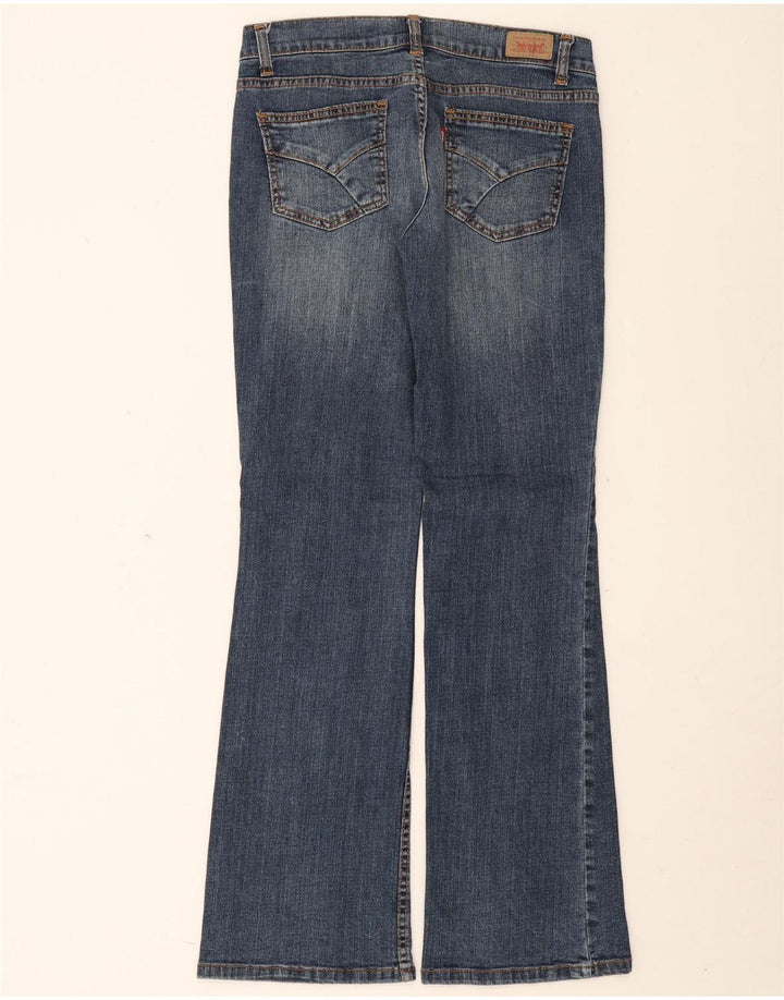 Женские расклешенные джинсы Levi's US 7 Medium W30 L31 Синий хлопок
