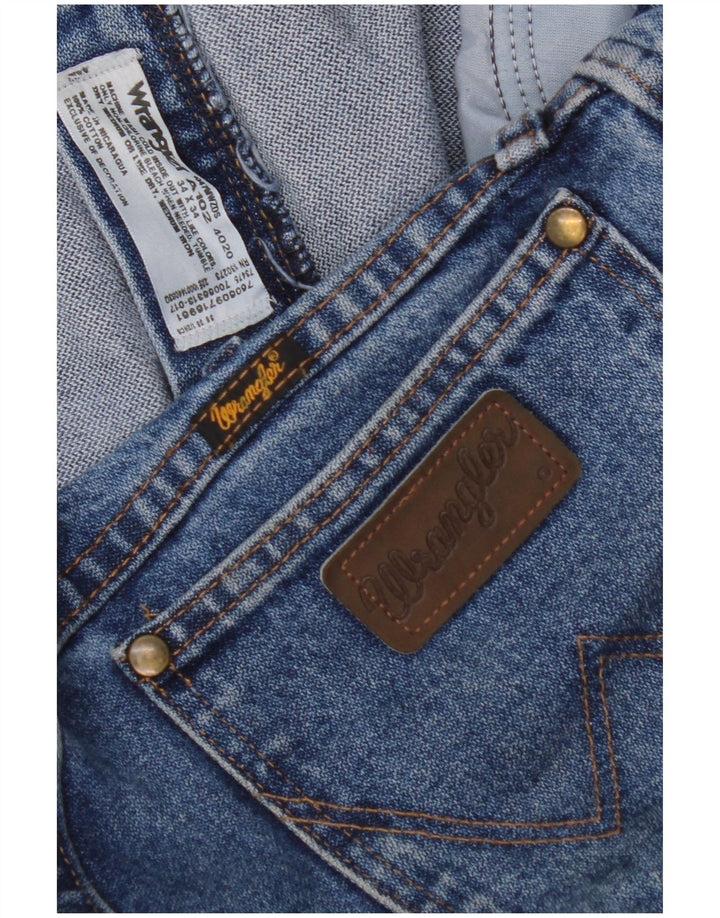 Джинсы мужские прямые WRANGLER W34 L34 синие, хлопок