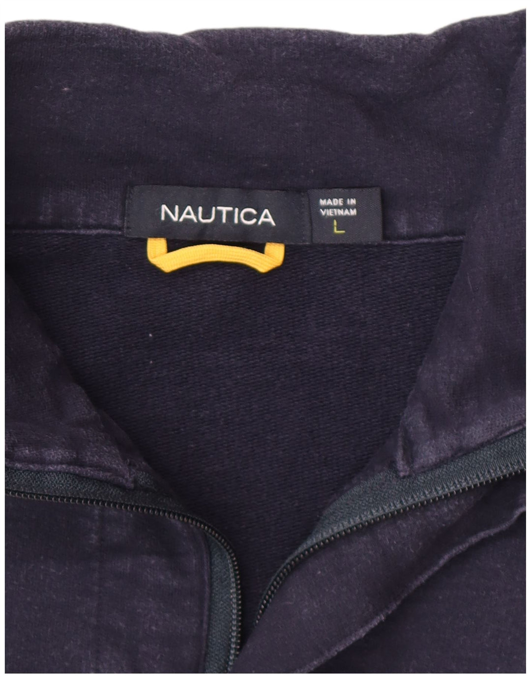 Мужской свитшот с рисунком Nautica, большой белый цветной блок