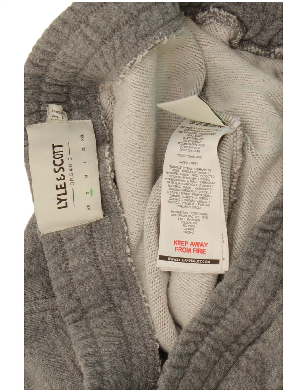 Мужские спортивные шорты LYLE & SCOTT, маленькие серые, хлопок