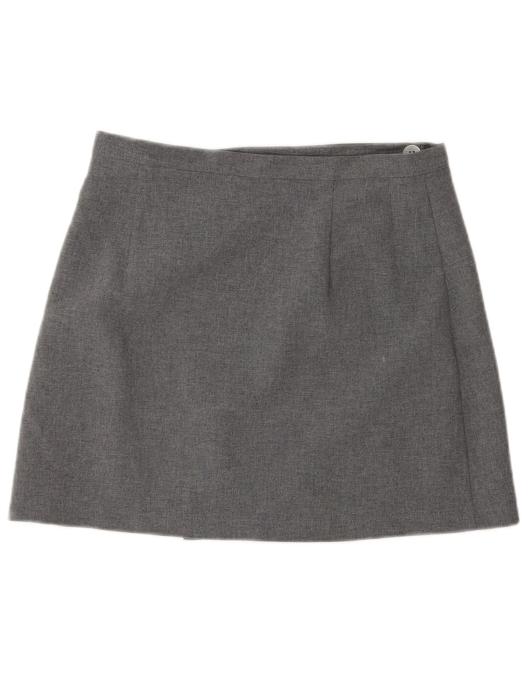 Женская мини-юбка с запахом и высокой талией Sisley IT 44 Medium W26 Серый полиэстер