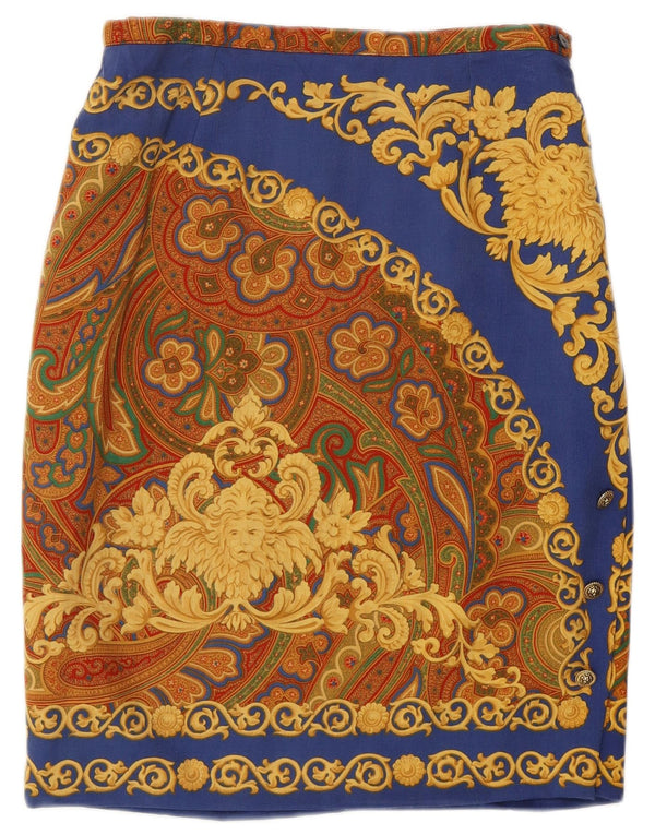 Юбка-карандаш женская Vera da Pozzo IT 44 Medium W28 Разноцветный Пейсли