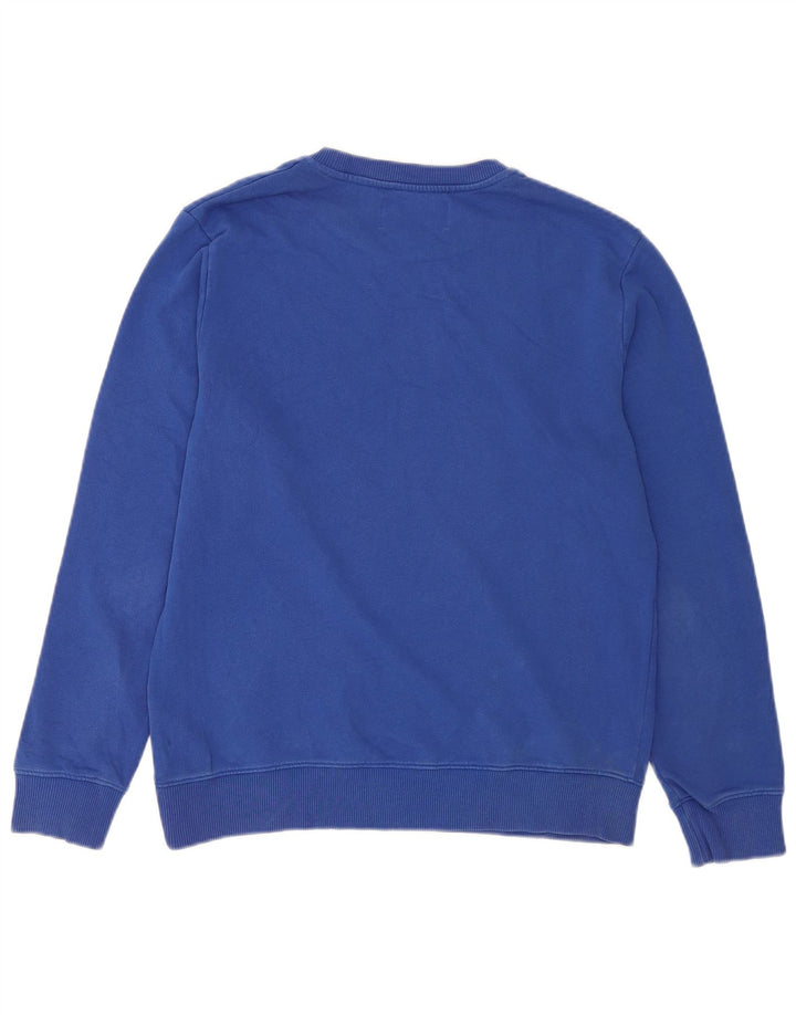 Calvin Klein Jeans Мужской свитшот с рисунком, джемпер, средний синий, хлопок
