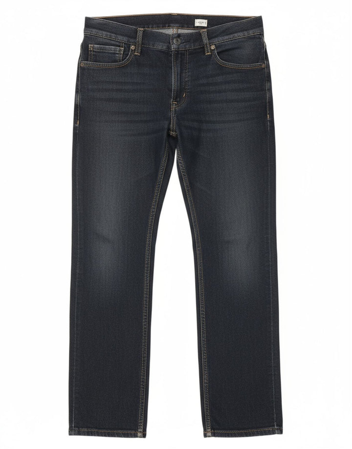 LEVI'S Boys The Knit Straight Jeans 15-16 Years W28 L28 Blue Cotton