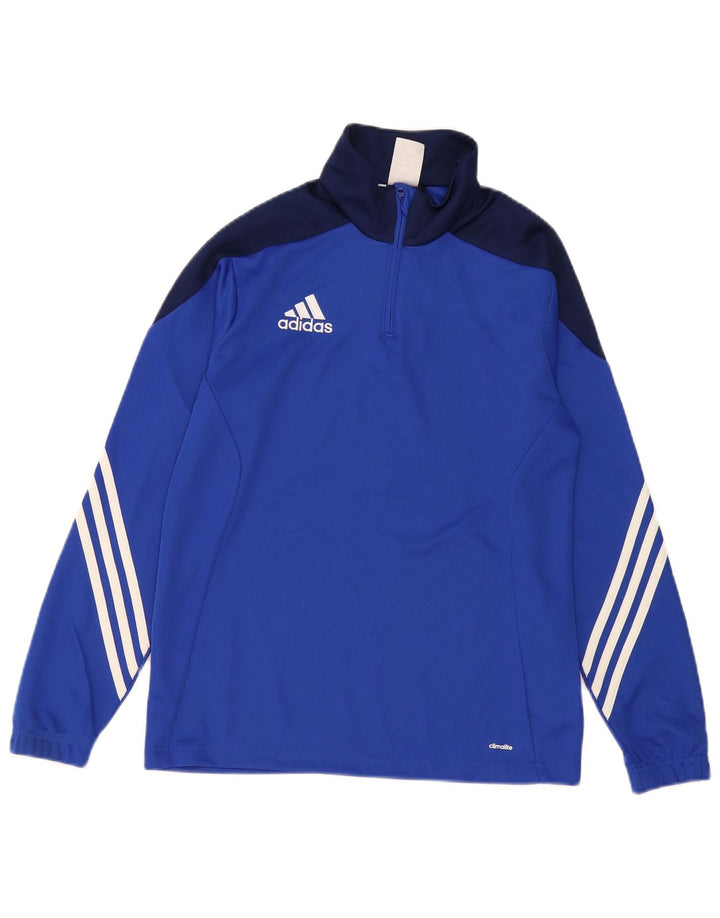 Спортивный костюм Adidas Climalite для мальчиков, топ 13-14 лет, XL, синий