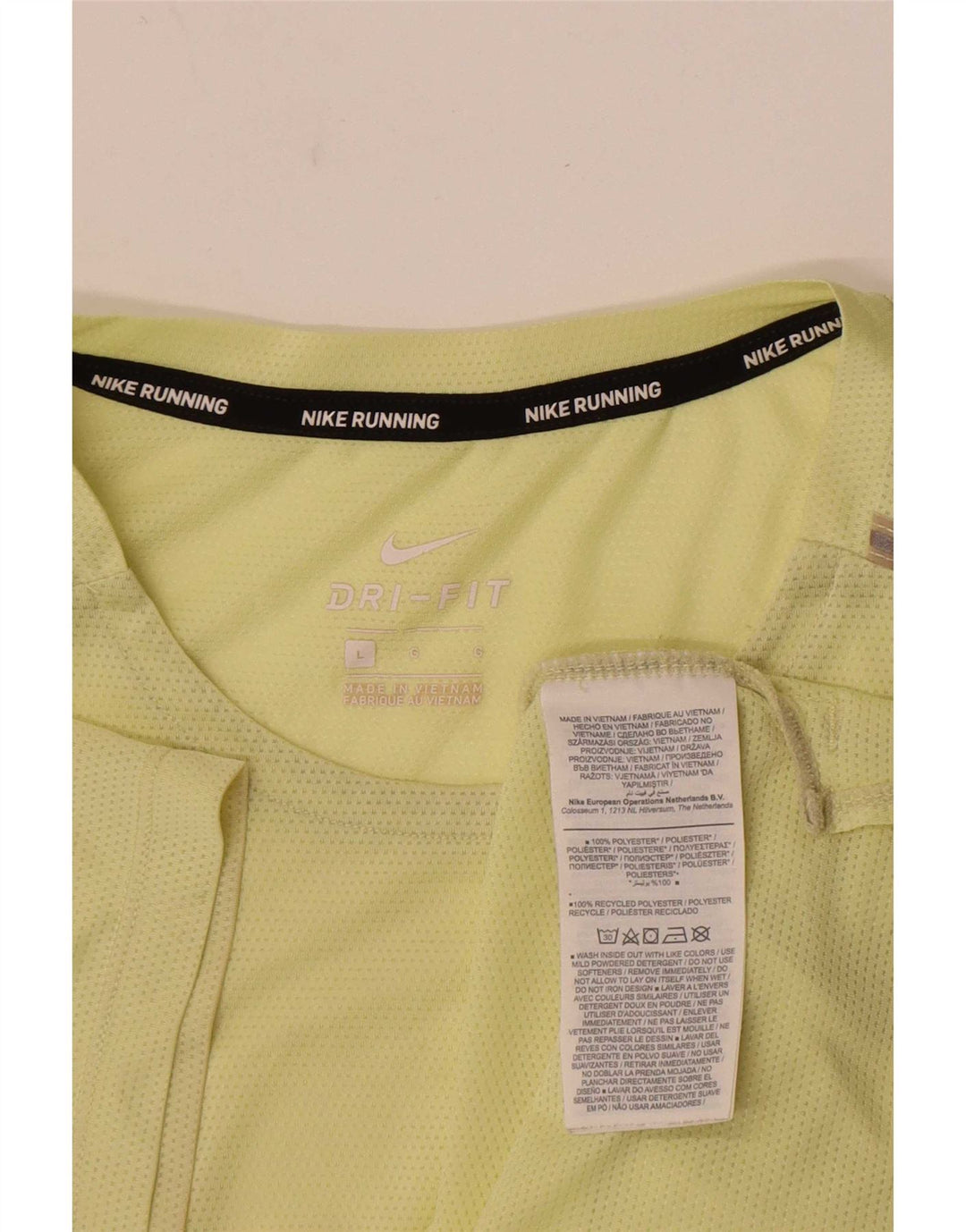 Мужская футболка Nike Dri Fit с графическим рисунком, большой желтый полиэстер