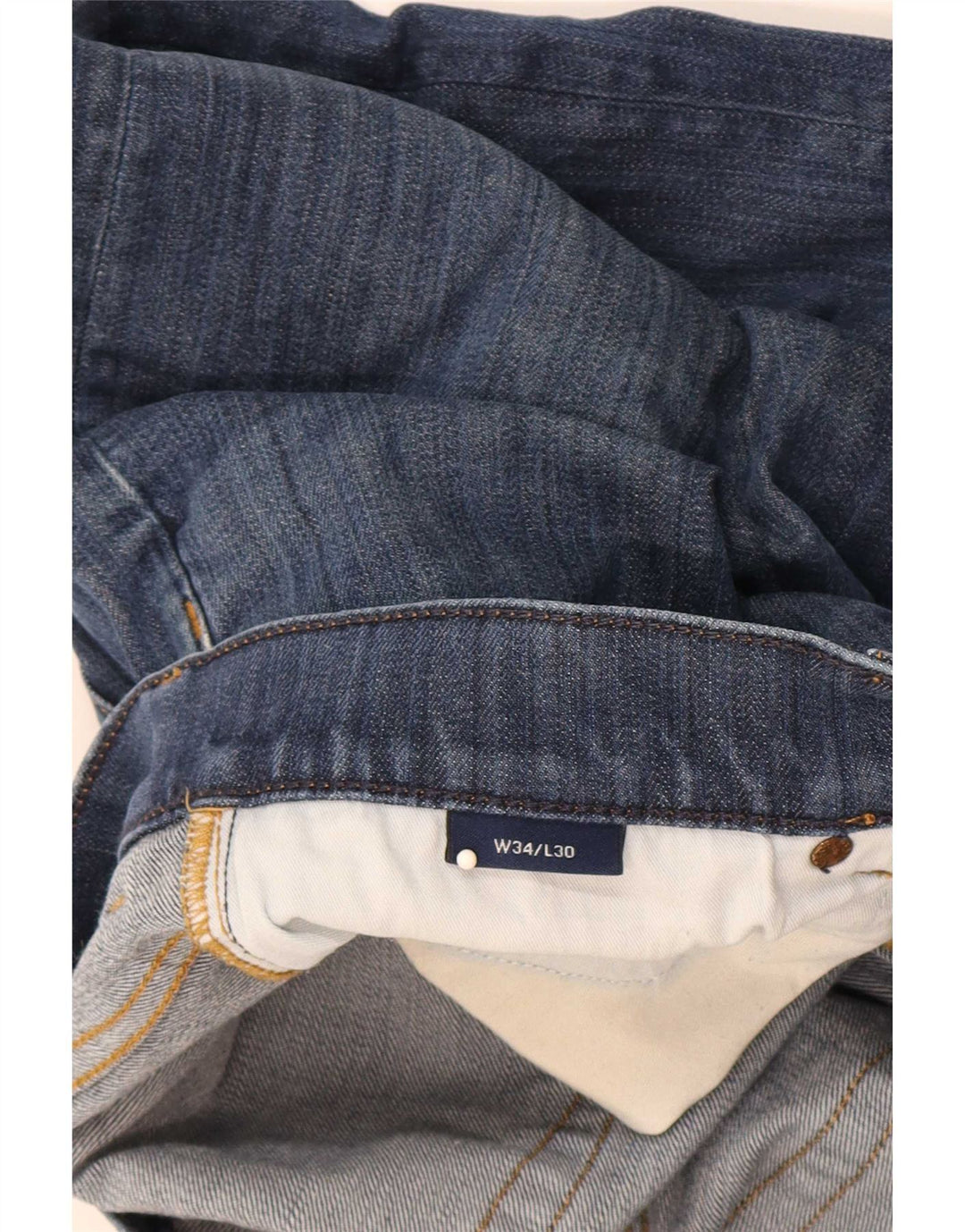 Мужские прямые джинсы Gant стандартного кроя W34 L30, синий хлопок