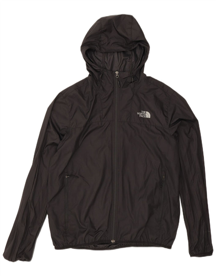 Мужская дождевик с капюшоном The North Face UK 38, средний черный полиэстер