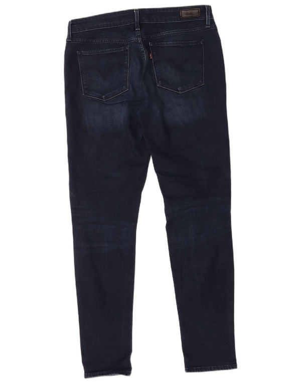 Женские джинсы скинни Levi's W29 L32 Темно-синие, хлопок
