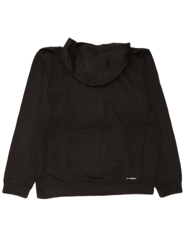 Мужской джемпер с капюшоном Adidas Climawarm, большой черный полиэстер