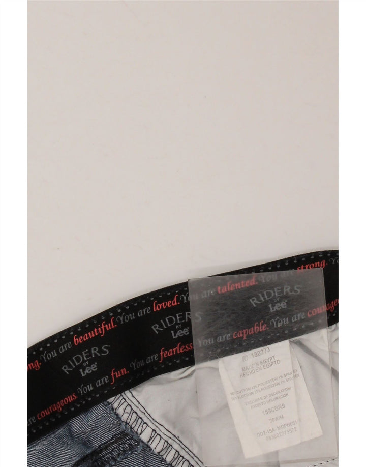 Женские джинсовые шорты LEE Riders с высокой талией, США 20, 3XL, W40, синие, хлопок