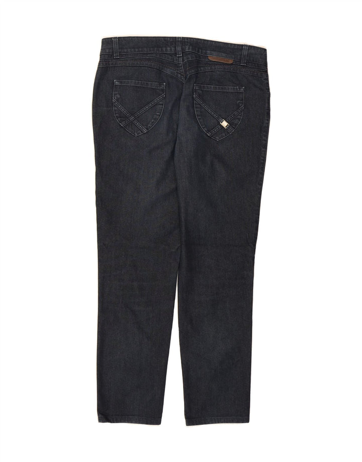 TRUSSARDI Womens Slim Jeans W31 L28 Navy Blue Cotton Vintage Trussardi and Second-Hand Trussardi from Messina Hembry 