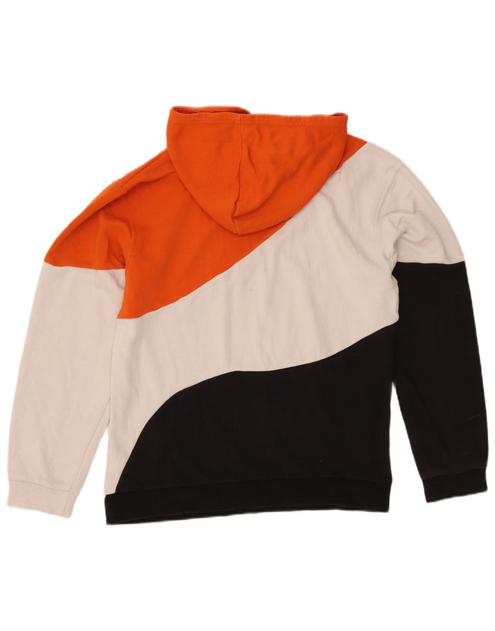 Джемпер с капюшоном Puma для мальчиков 15–16 лет, разноцветный хлопок с цветными блоками