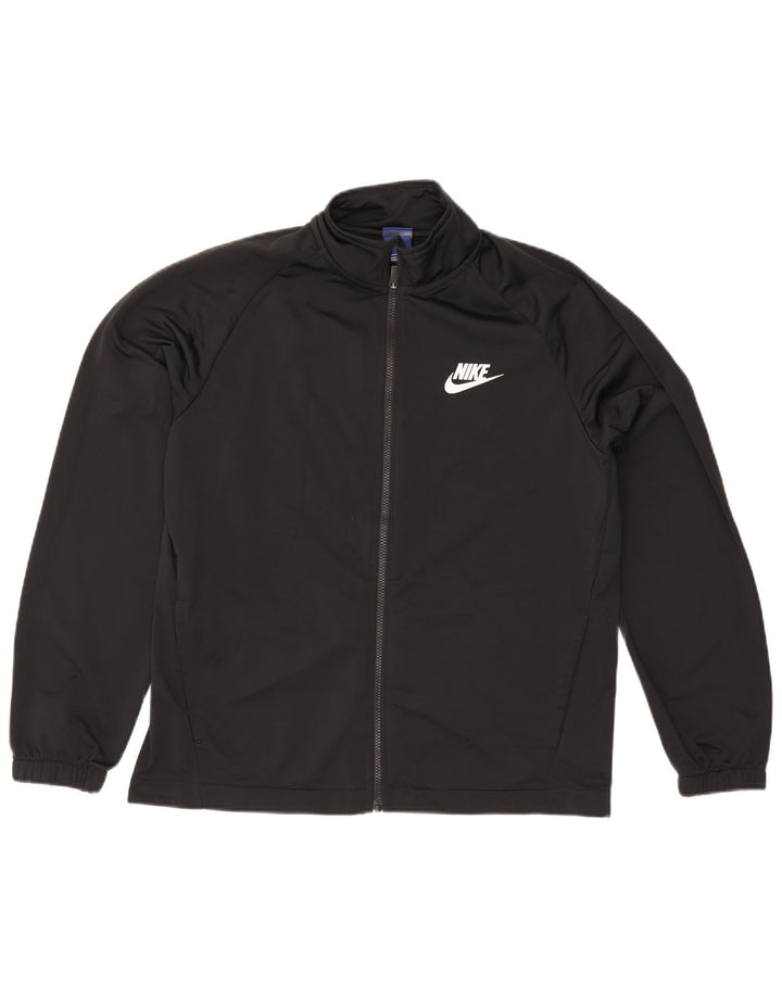 Мужская спортивная куртка Nike, большая черная полиэстер