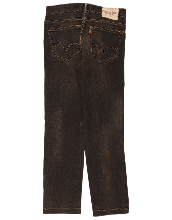 Женские узкие джинсы Levi's 519 W32 L28, черный хлопок