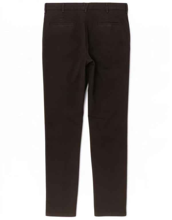 Мужские брюки-чиносы Massimo Dutti Slim Fit EU 44, большие W34 L34, черный хлопок