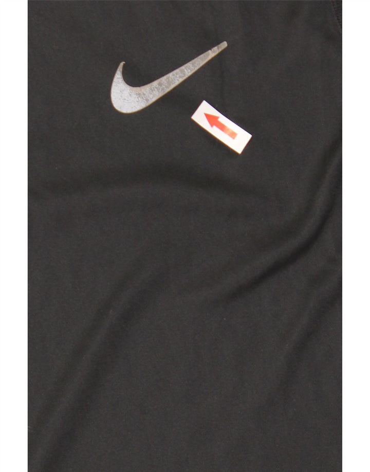 Мужская футболка Nike Dri Fit, маленькая, черная