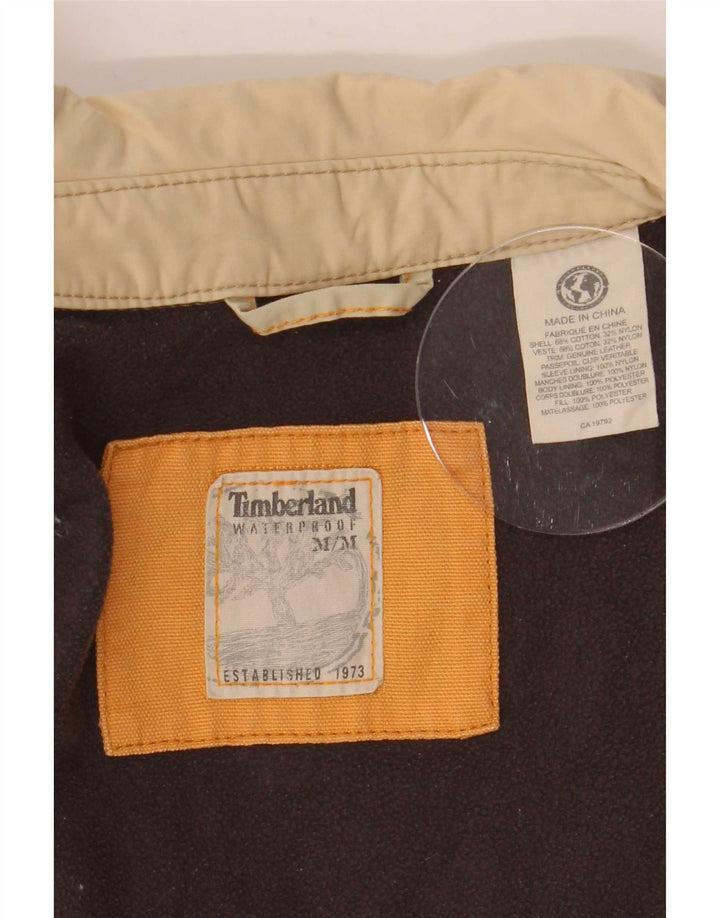 Мужская куртка-бомбер Timberland UK 38, средний бежевый хлопок