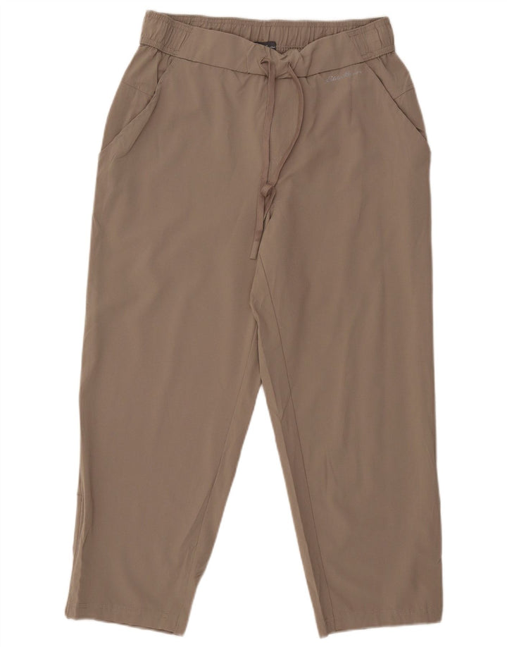 Eddie Bauer Женские зауженные укороченные брюки среднего размера W30 L24 Серый полиэстер