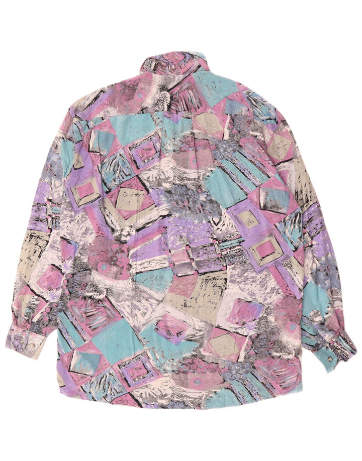 Рубашка мужская DORNBUSCH размер 39/40 средняя разноцветная лоскутная вискоза