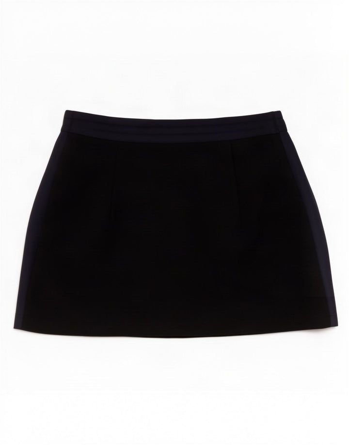 Женская мини-юбка Zara Medium W28 Темно-синяя из полиамида