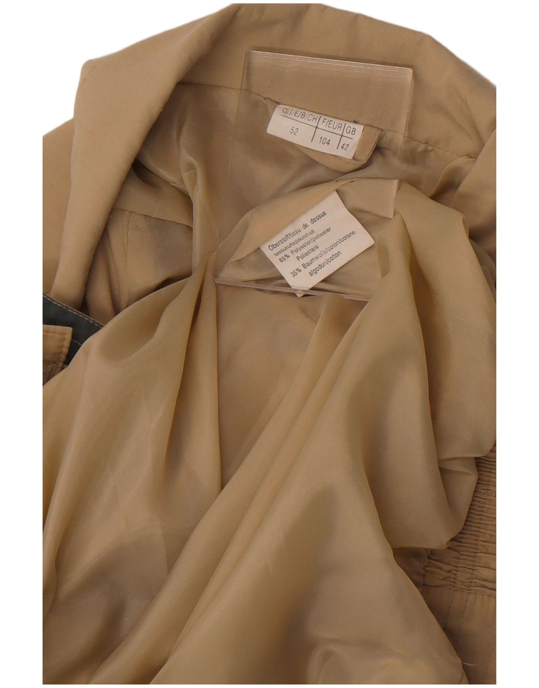 Винтажная мужская куртка-бомбер UK 42 XL, полиэстер цвета хаки
