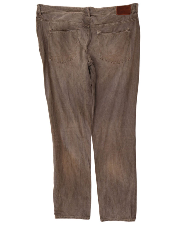 Мужские узкие джинсы Timberland W42 L34 серые, хлопок