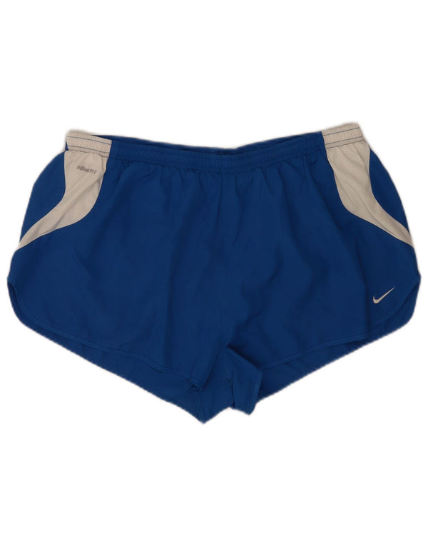 Мужские шорты для плавания Nike XL, синие, полиэстер с цветными блоками