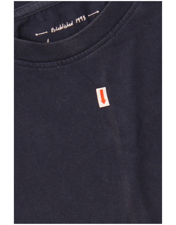 Мужская футболка с рисунком WEIRD FISH, размер 2XL, темно-синий, хлопок