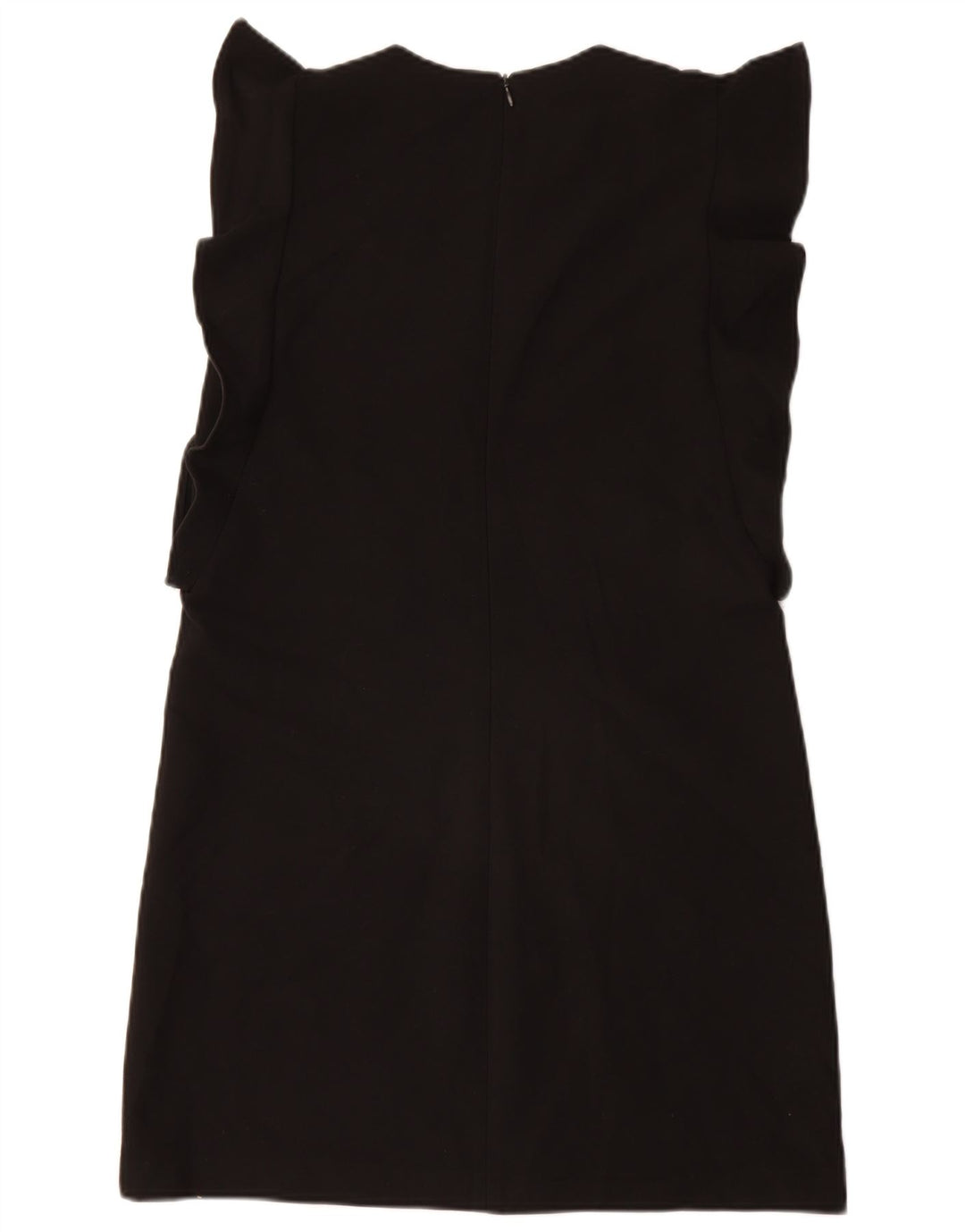 Женское платье-футляр без рукавов ZARA UK 12, средний черный