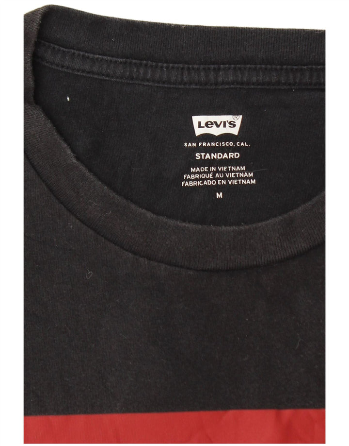 Женская футболка Levi's Standard с рисунком Top UK 14, средний черный
