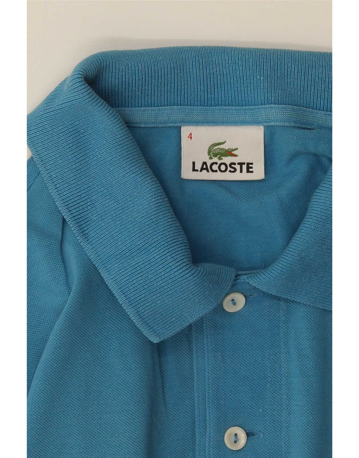 Мужская рубашка-поло Lacoste, размер 4, средний синий