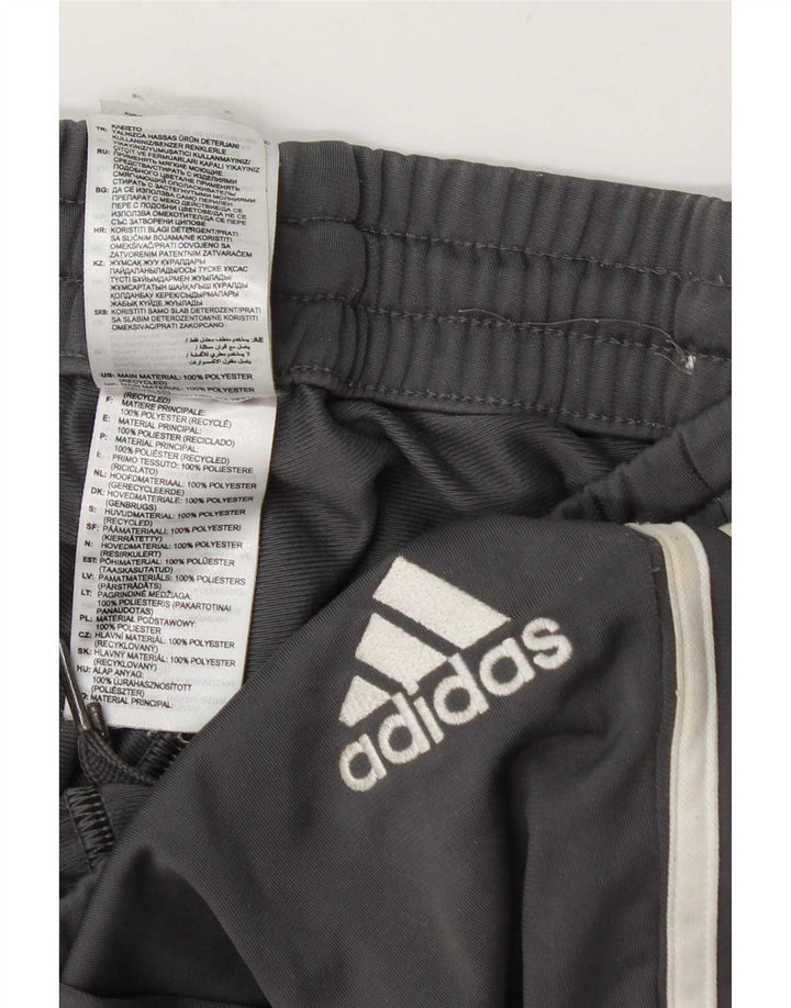 Мужские спортивные брюки Adidas для бега, средний серый полиэстер