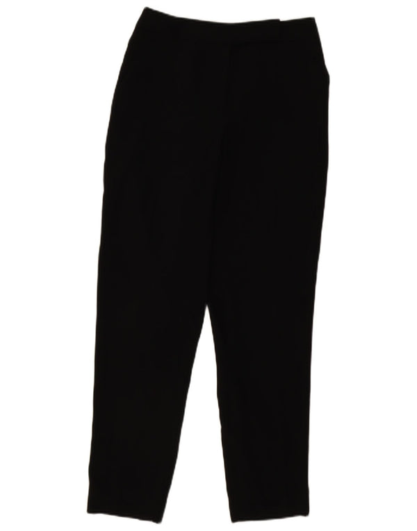 Женские зауженные костюмные брюки Hobbs UK 8, маленькие W26 L27, черный полиэстер