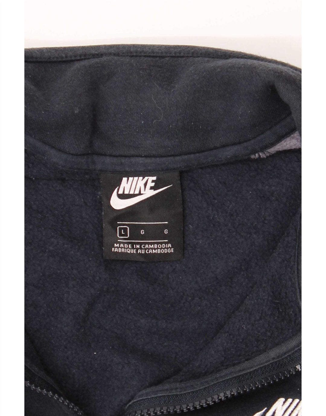 Мужской спортивный костюм Nike, большая хлопковая куртка темно-синего цвета с цветными блоками