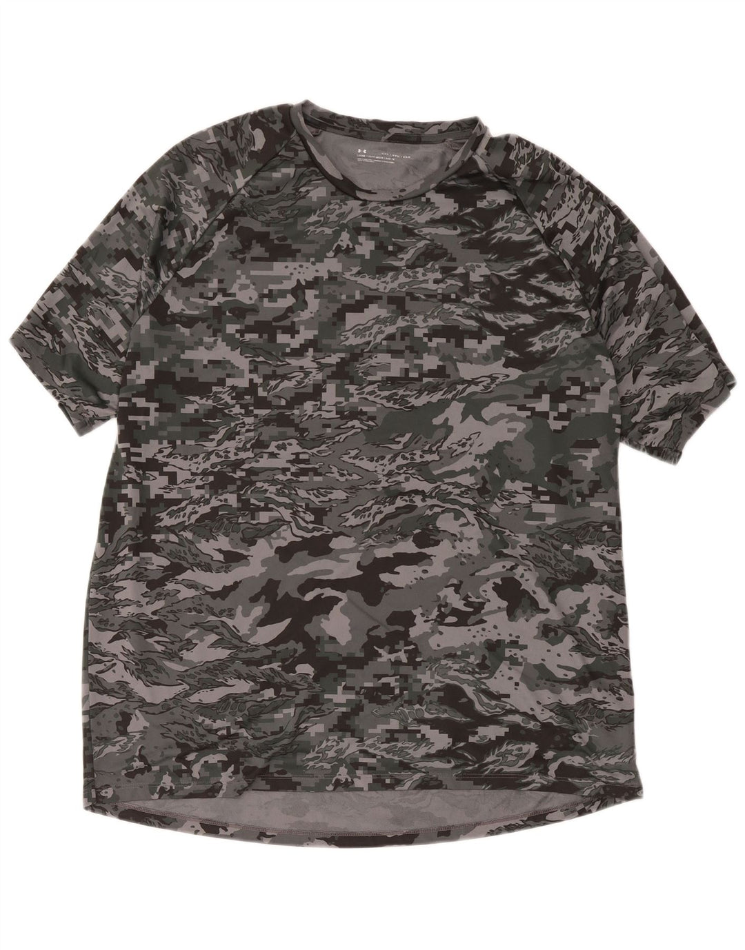 Мужская футболка Under Armour Top 2XL Серый камуфляжный полиэстер