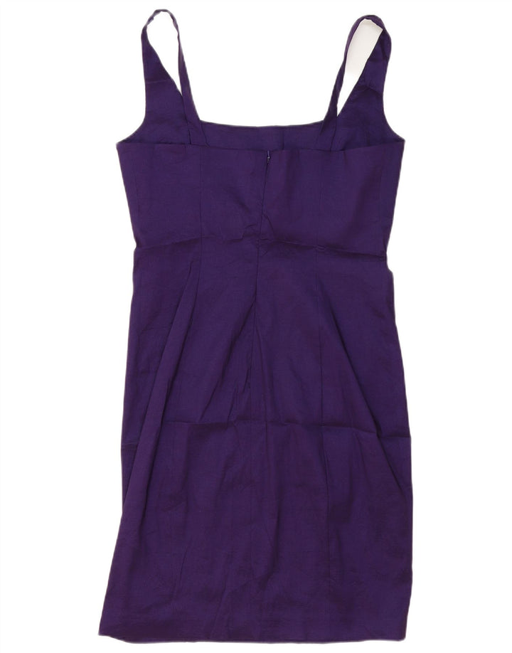 Женское платье-футляр без рукавов CALVIN KLEIN, США 10, большой фиолетовый полиэстер