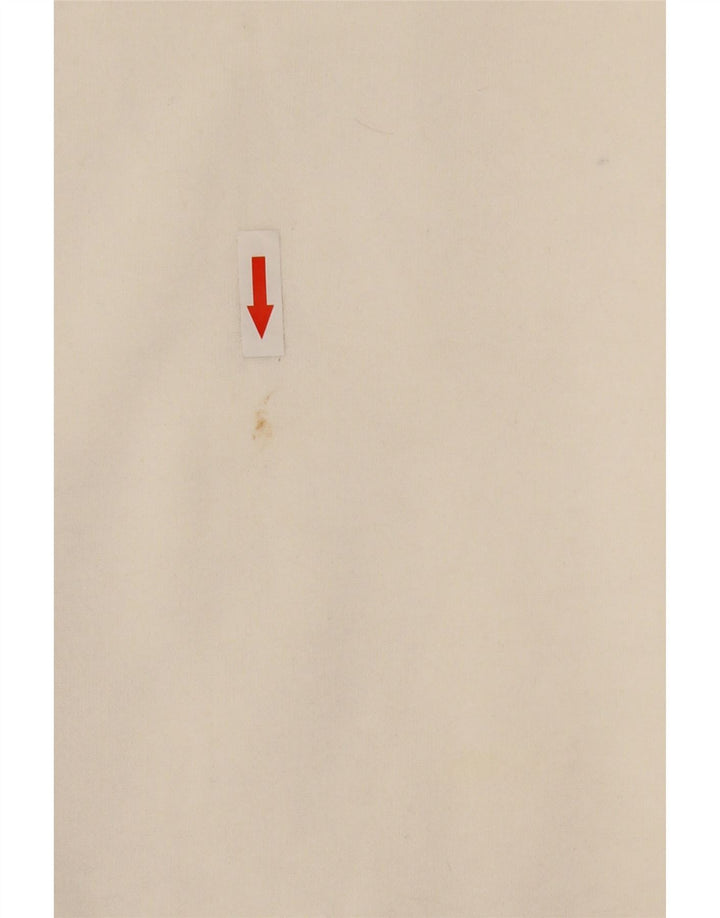 Женский свитер с рисунком Zara UK 14, средний белый полиэстер