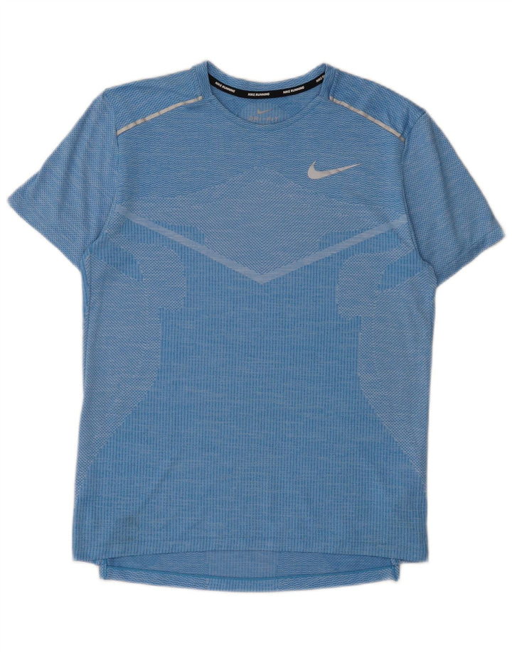 Мужская футболка Nike Dri Fit, маленький синий полиэстер с крапинками