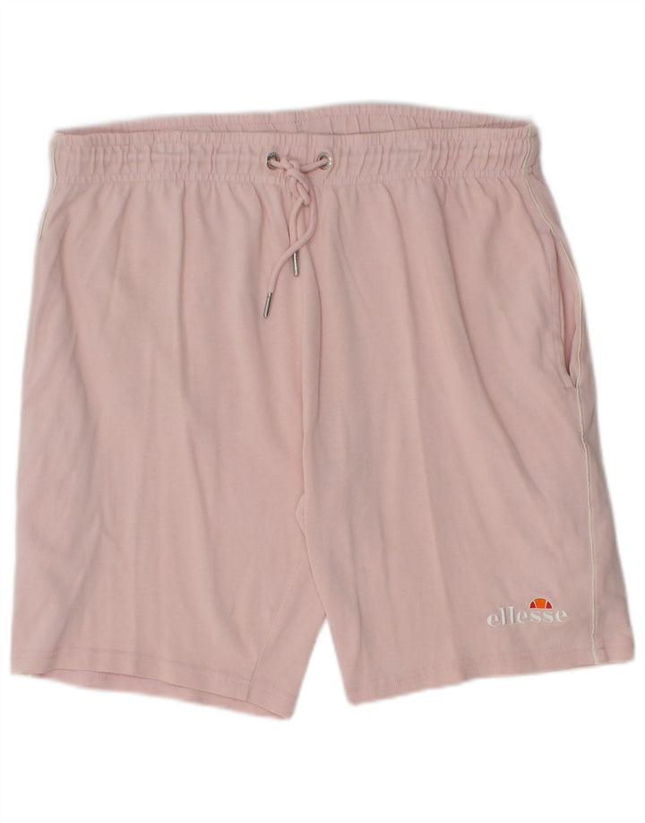 Мужские спортивные шорты Ellesse из хлопка среднего розового цвета