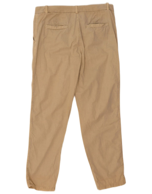 Женские зауженные брюки-чиносы Marks & Spencer UK 12 Medium W32 L28 Бежевые