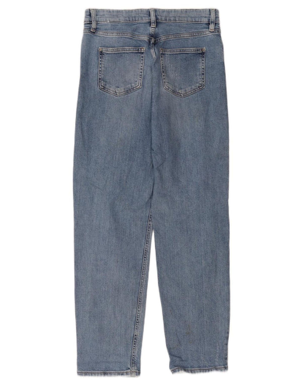 Женские зауженные джинсы Marks & Spencer UK 10, маленькие W30 L29, синие