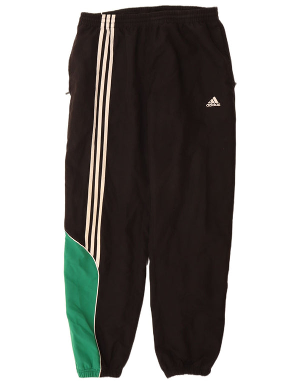 Мужские спортивные брюки ADIDAS Joggers UK 44/46, большие черные цветные блоки