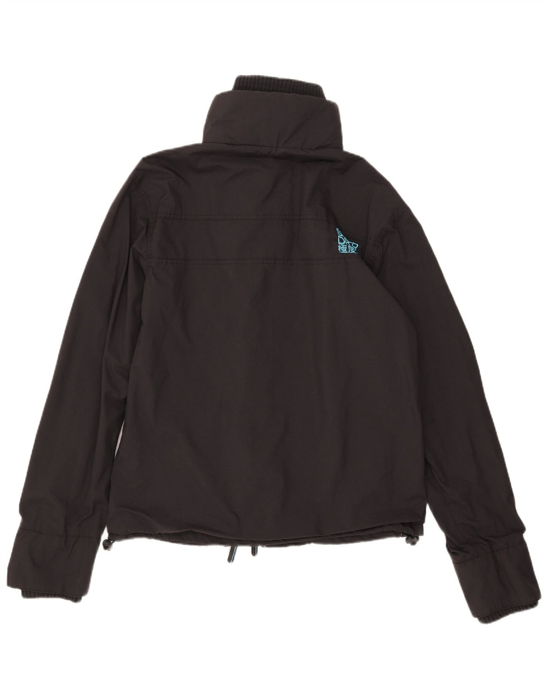 Мужская дождевик Superdry UK 40, большой черный нейлон