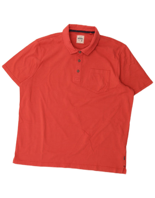 Мужская рубашка поло Fat Face 2XL, красный хлопок