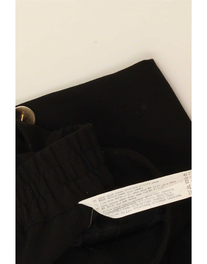 Женские зауженные брюки чинос Zara, большие W33 L27, черные, полиэстер