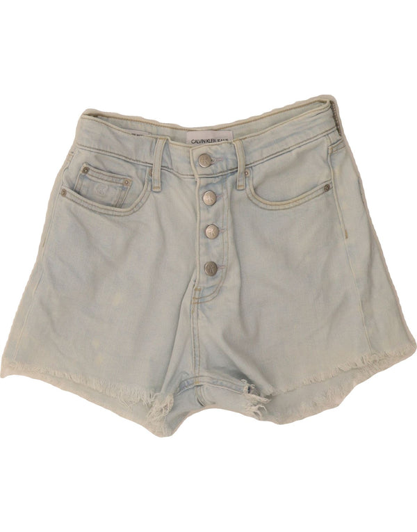 Женские джинсовые шорты CALVIN KLEIN W26, маленькие синие